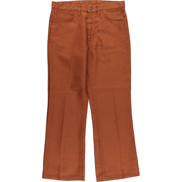 Vintage 1980'S Levi's STA-PREST flared pants (10517-6183), men's size 33. unclear brown type Vintage Second Hand