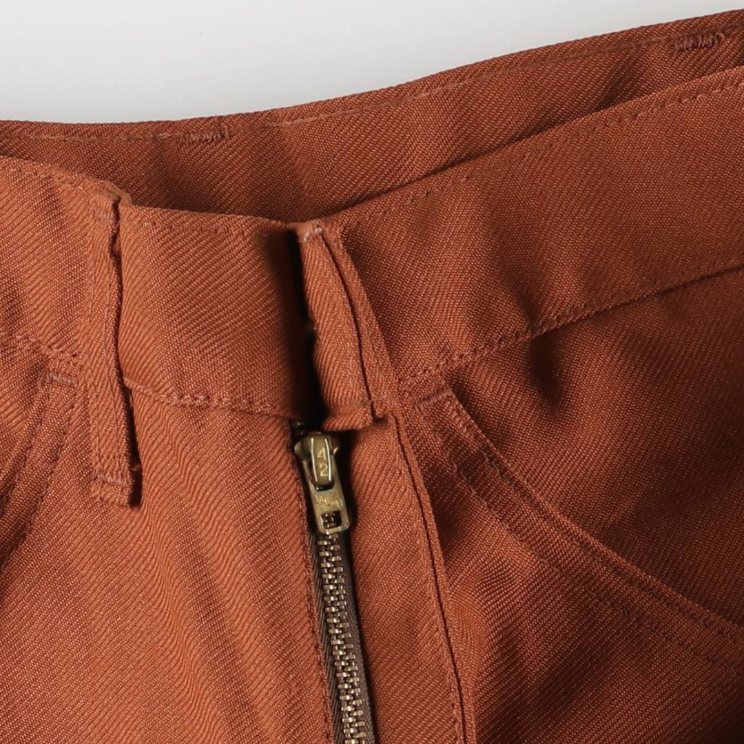 Vintage 1980'S Levi's STA-PREST flared pants (10517-6183), men's size 33. unclear brown type Vintage Second Hand