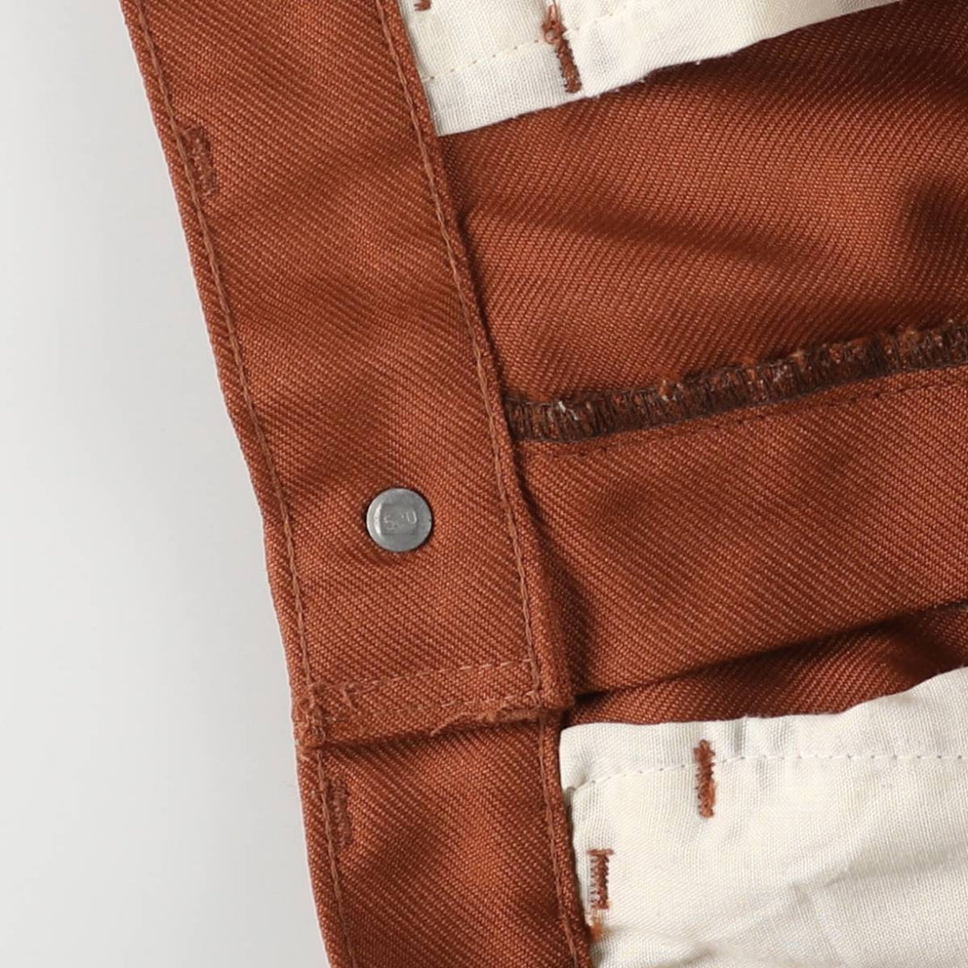 Vintage 1980'S Levi's STA-PREST flared pants (10517-6183), men's size 33. unclear brown type Vintage Second Hand