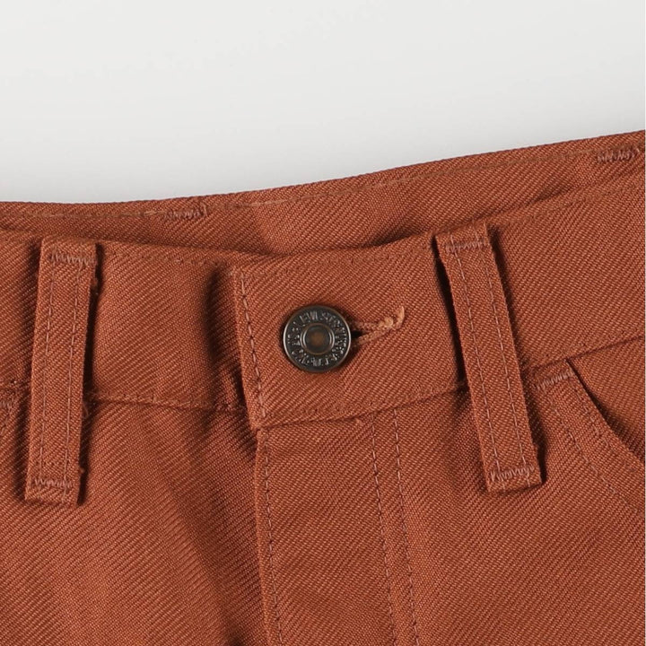 Vintage 1980'S Levi's STA-PREST flared pants (10517-6183), men's size 33. unclear brown type Vintage Second Hand