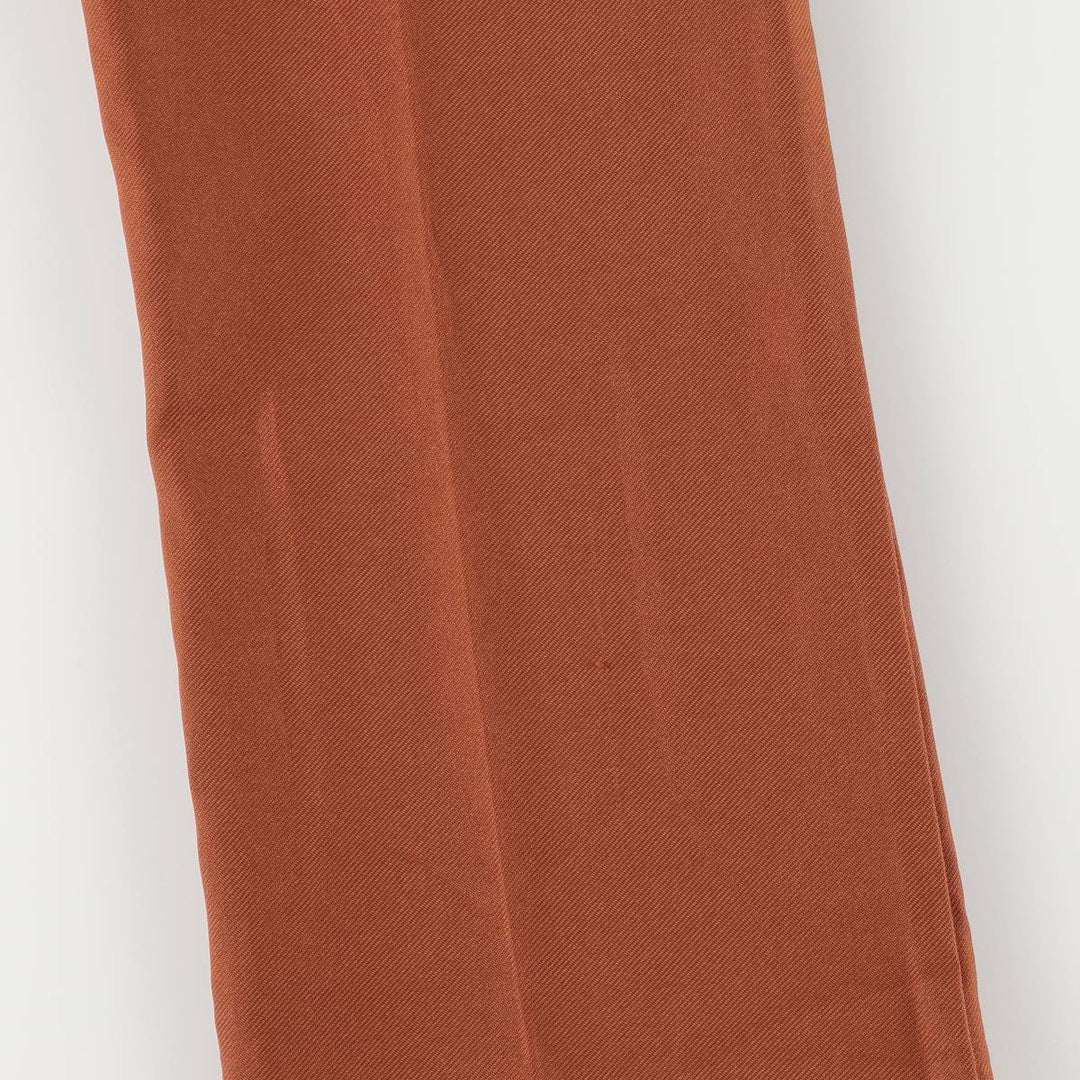 Vintage 1980'S Levi's STA-PREST flared pants (10517-6183), men's size 33. unclear brown type Vintage Second Hand