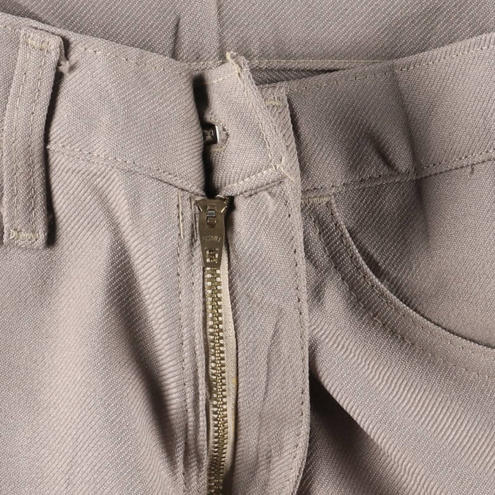 Vintage 1980'S Levi's STA-PREST flared pants (10517-6125), made in the USA, size W31. polyester Beige type Vintage Second Hand