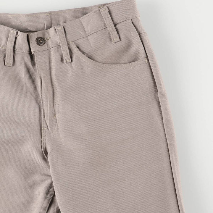 Vintage 1980'S Levi's STA-PREST flared pants (10517-6125), made in the USA, size W31. polyester Beige type Vintage Second Hand