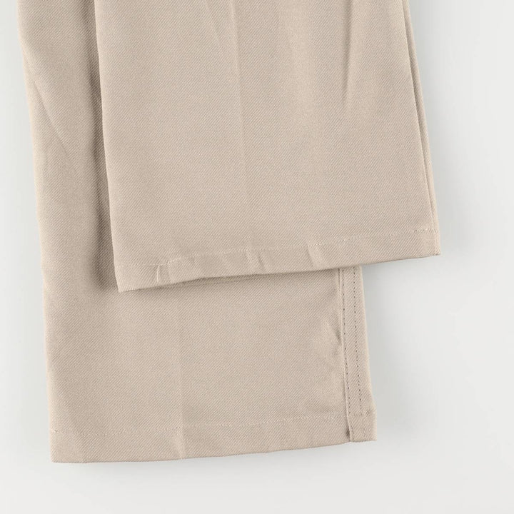 90'S Levi's STA-PREST flared pants, size 10517-6122, men's, vintage, size W35 polyester Beige type Vintage Second Hand