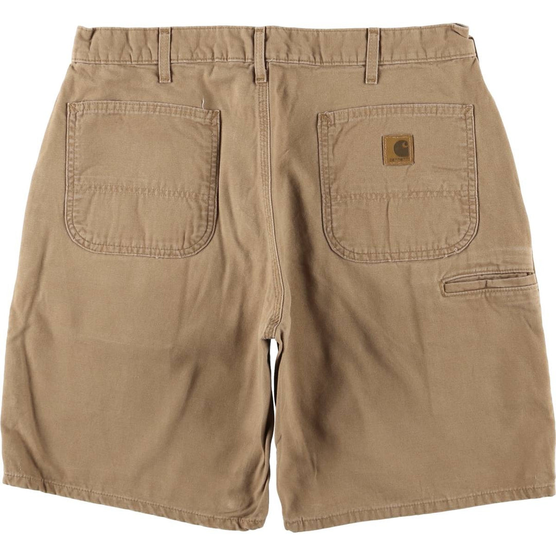 Carhartt Duck Work Shorts, Short Pants, Men's, W36 cotton brown type Vintage Second Hand