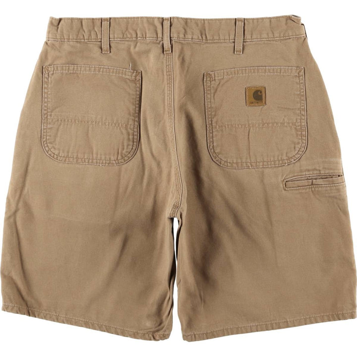 Carhartt Duck Work Shorts, Short Pants, Men's, W36 cotton brown type Vintage Second Hand