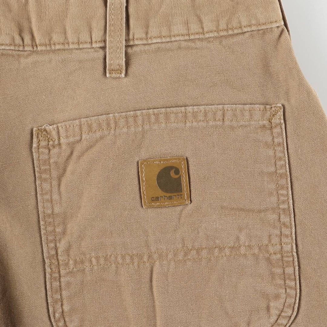 Carhartt Duck Work Shorts, Short Pants, Men's, W36 cotton brown type Vintage Second Hand