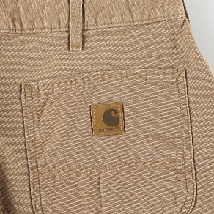 Carhartt Duck Work Shorts, Short Pants, Men's, W36 cotton brown type Vintage Second Hand