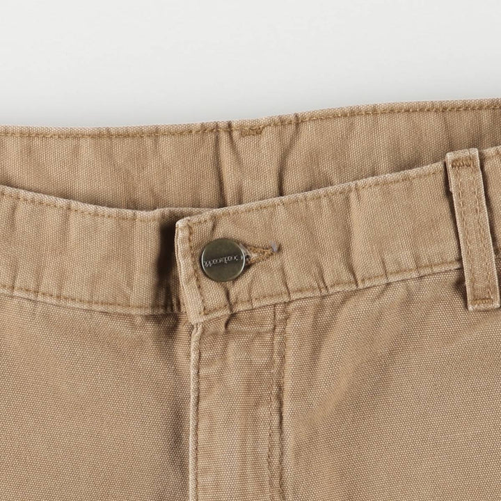 Carhartt Duck Work Shorts, Short Pants, Men's, W36 cotton brown type Vintage Second Hand