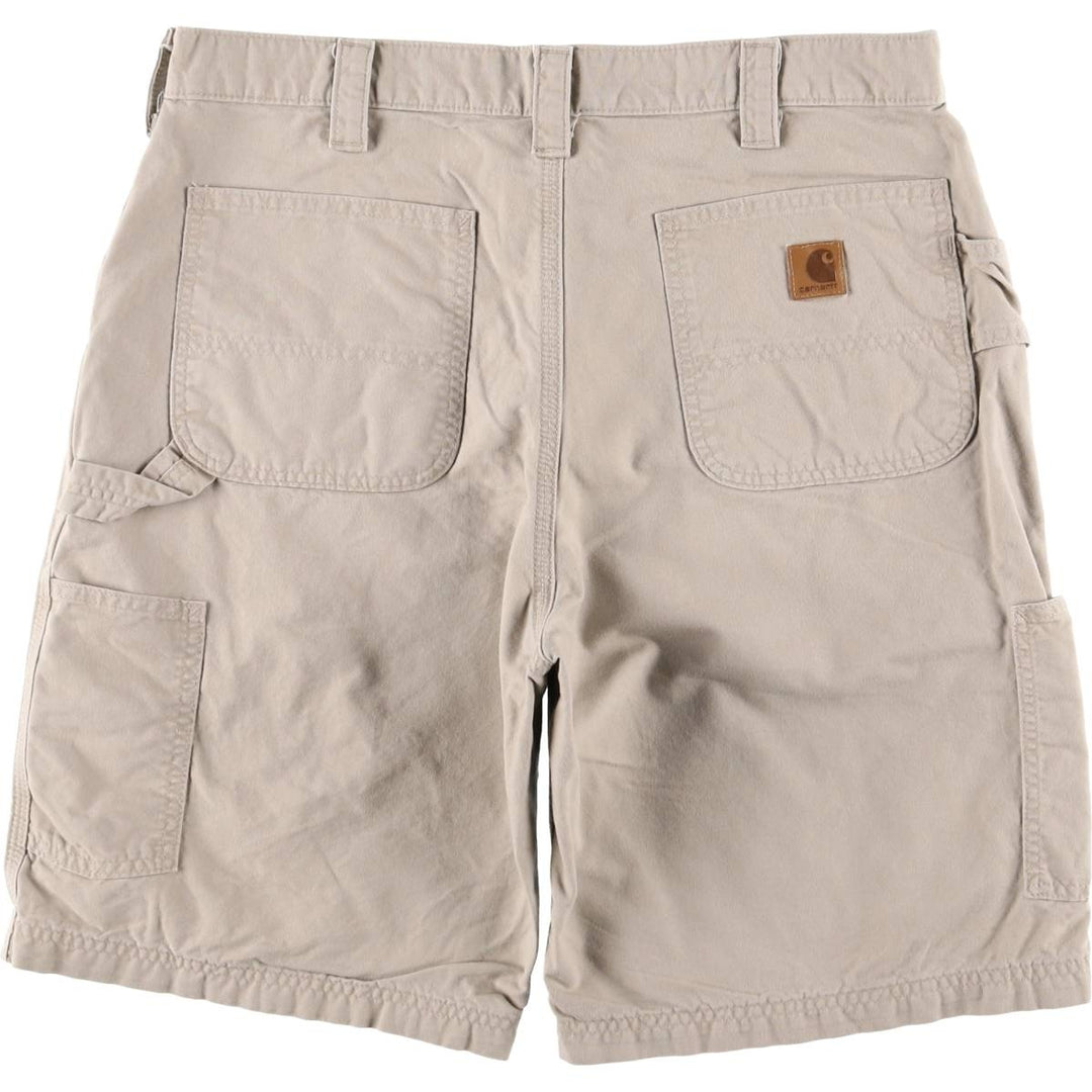 Carhartt Duck Painter Shorts, Shorts, Men's, W36 equivalent cotton pale white type Vintage Second Hand