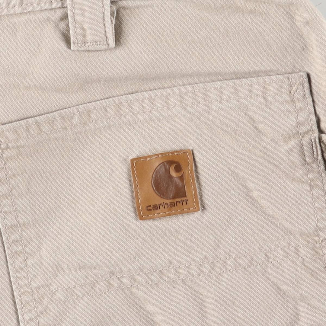 Carhartt Duck Painter Shorts, Shorts, Men's, W36 equivalent cotton pale white type Vintage Second Hand