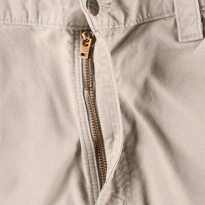 Carhartt Duck Painter Shorts, Shorts, Men's, W36 equivalent cotton pale white type Vintage Second Hand