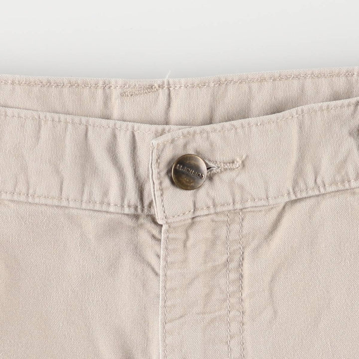 Carhartt Duck Painter Shorts, Shorts, Men's, W36 equivalent cotton pale white type Vintage Second Hand