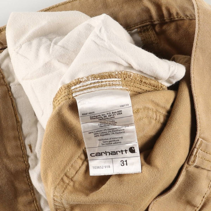 Carhartt Relaxed Fit Duck Painter Shorts, Men's Size W31 cotton ocher yellow type Vintage Second Hand