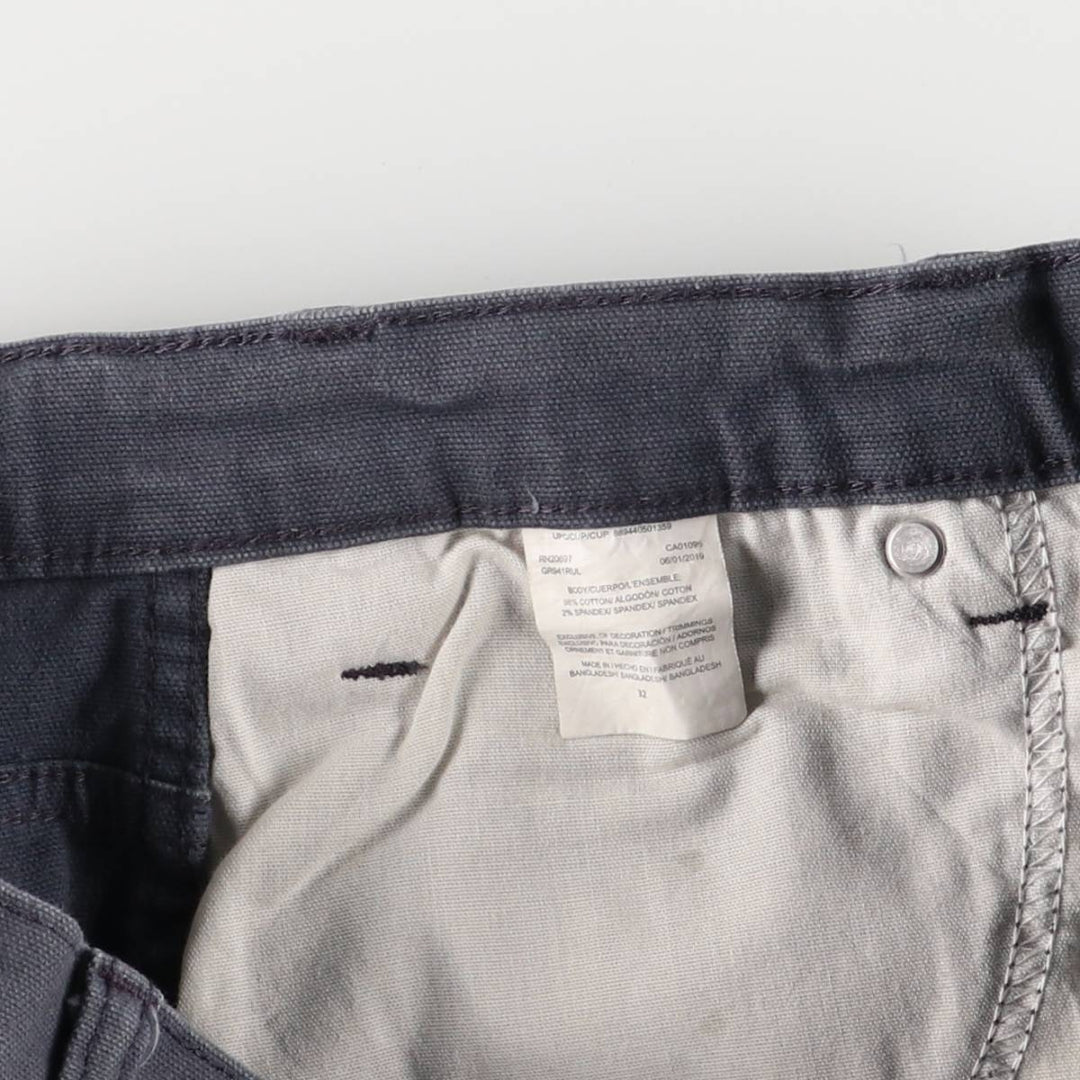 Dickies Duck Work Shorts, Men's, Size W33 cotton navy blue type Vintage Second Hand