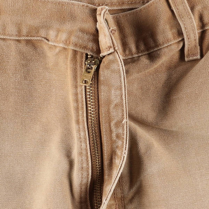 2000'S Carhartt Duck Painter Shorts, Made in USA, Men's Size W34 cotton beige type brown Vintage Second Hand