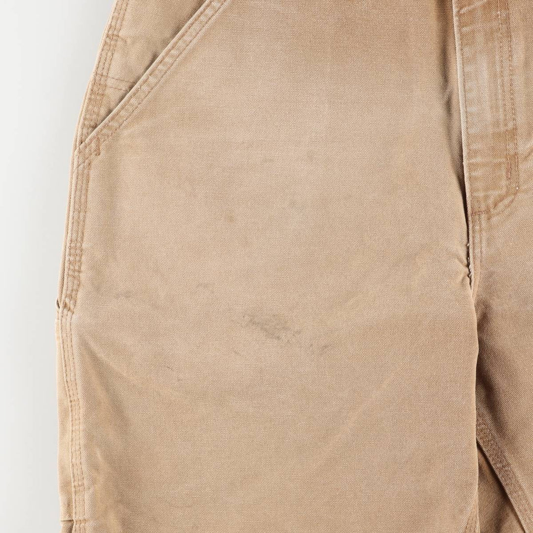 2000'S Carhartt Duck Painter Shorts, Made in USA, Men's Size W34 cotton beige type brown Vintage Second Hand
