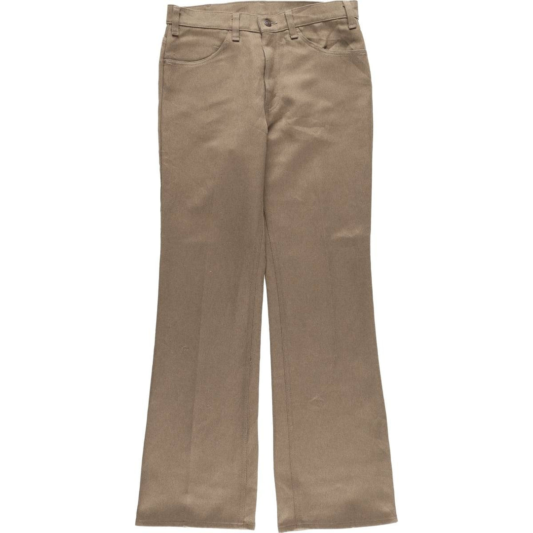 Vintage 1980'S Levi's STA-PREST flared pants, size 10517-4825, men's, size W32. unclear brown type Vintage Second Hand