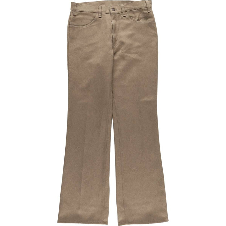 Vintage 1980'S Levi's STA-PREST flared pants, size 10517-4825, men's, size W32. unclear brown type Vintage Second Hand