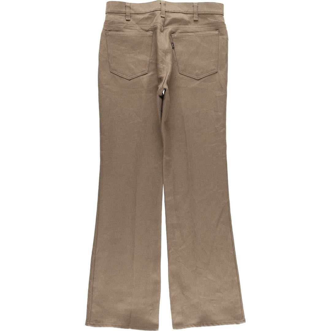 Vintage 1980'S Levi's STA-PREST flared pants, size 10517-4825, men's, size W32. unclear brown type Vintage Second Hand