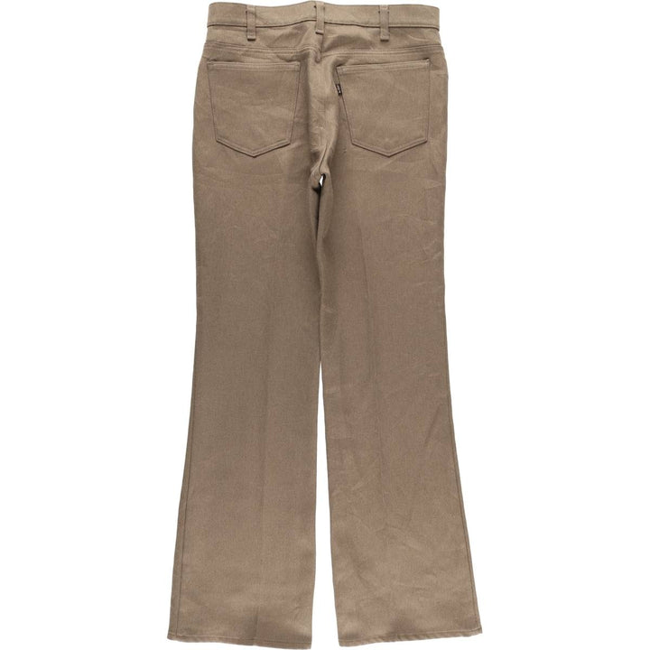 Vintage 1980'S Levi's STA-PREST flared pants, size 10517-4825, men's, size W32. unclear brown type Vintage Second Hand