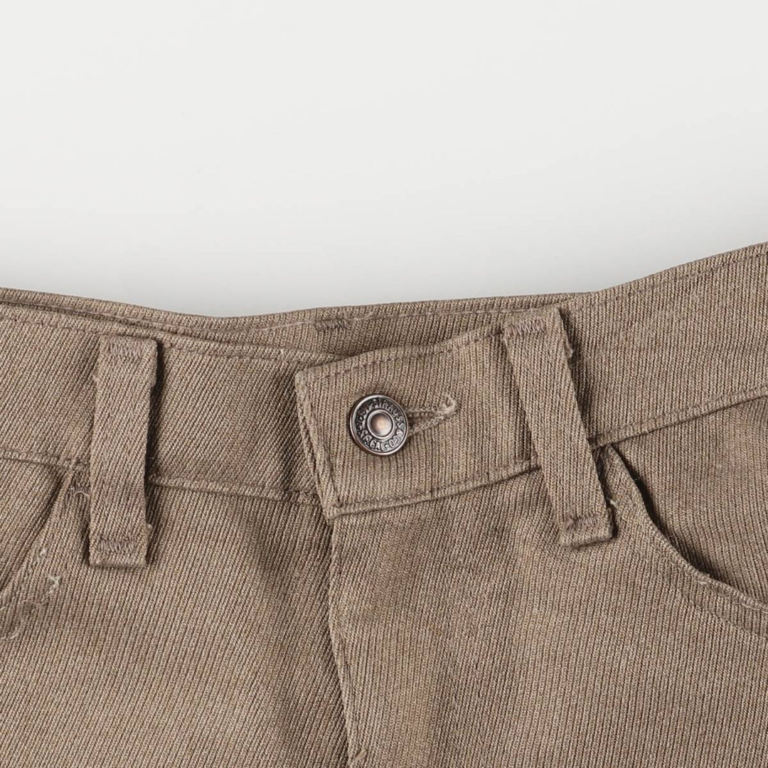 Vintage 1980'S Levi's STA-PREST flared pants, size 10517-4825, men's, size W32. unclear brown type Vintage Second Hand