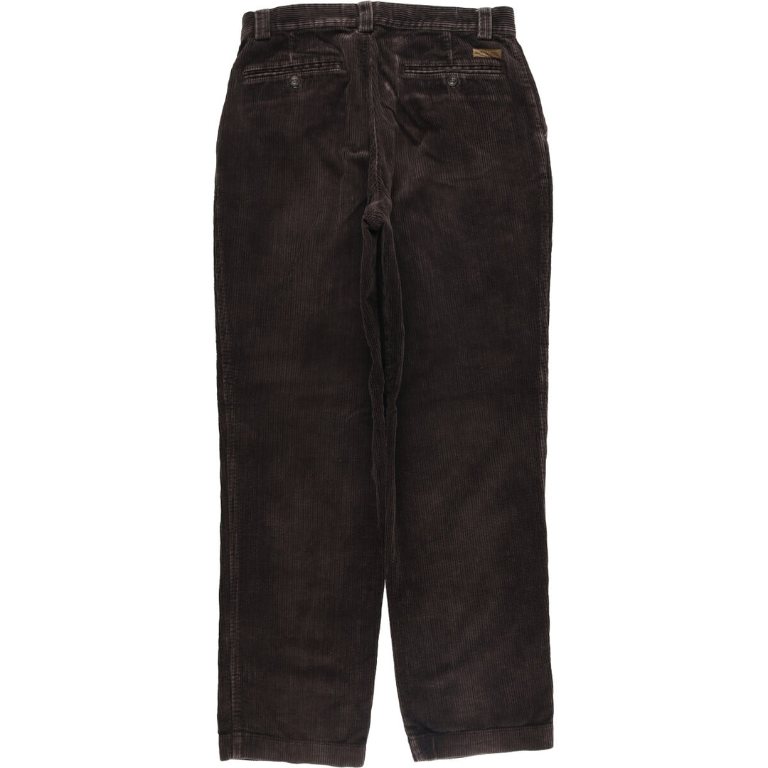 90'S Timberland Two-pleat Corduroy Pants, Men's, Vintage, Size W32 cotton brown type Vintage Second Hand