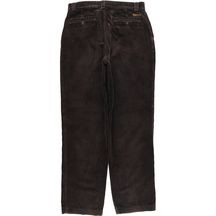 90'S Timberland Two-pleat Corduroy Pants, Men's, Vintage, Size W32 cotton brown type Vintage Second Hand
