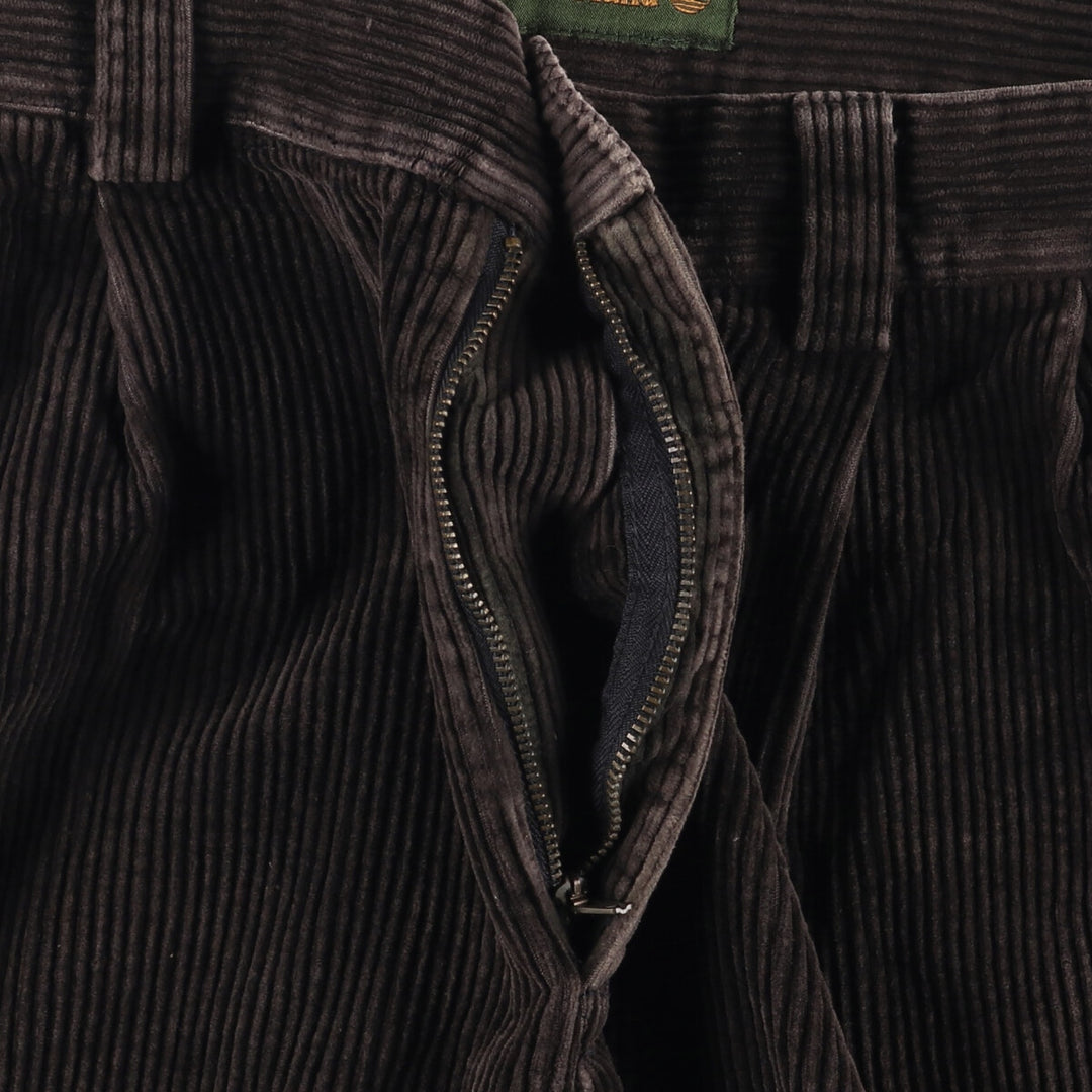90'S Timberland Two-pleat Corduroy Pants, Men's, Vintage, Size W32 cotton brown type Vintage Second Hand