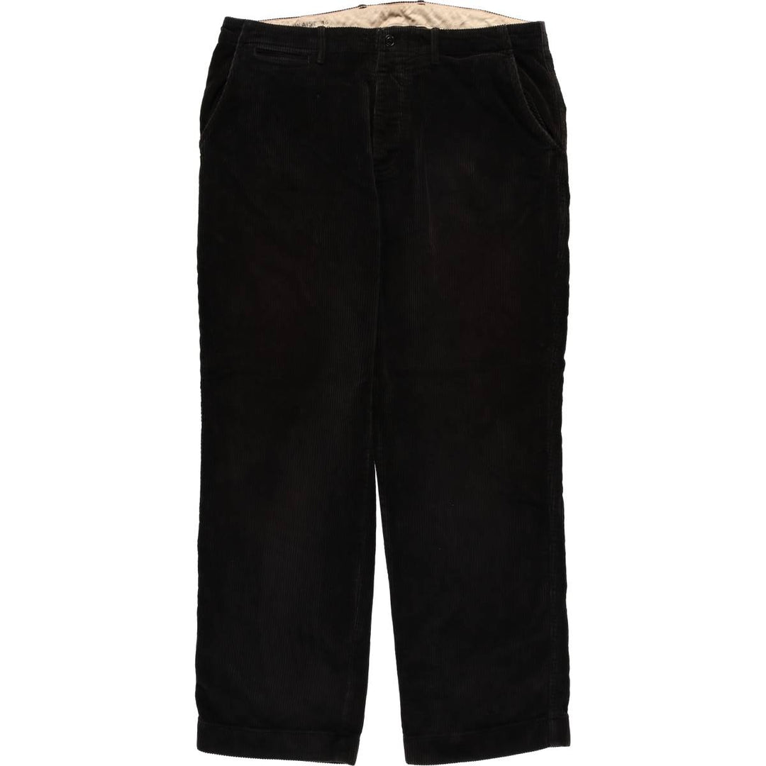 J.Crew Men's Corduroy Pants, Size W37 cotton black type Vintage Second Hand