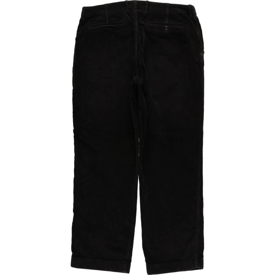 J.Crew Men's Corduroy Pants, Size W37 cotton black type Vintage Second Hand