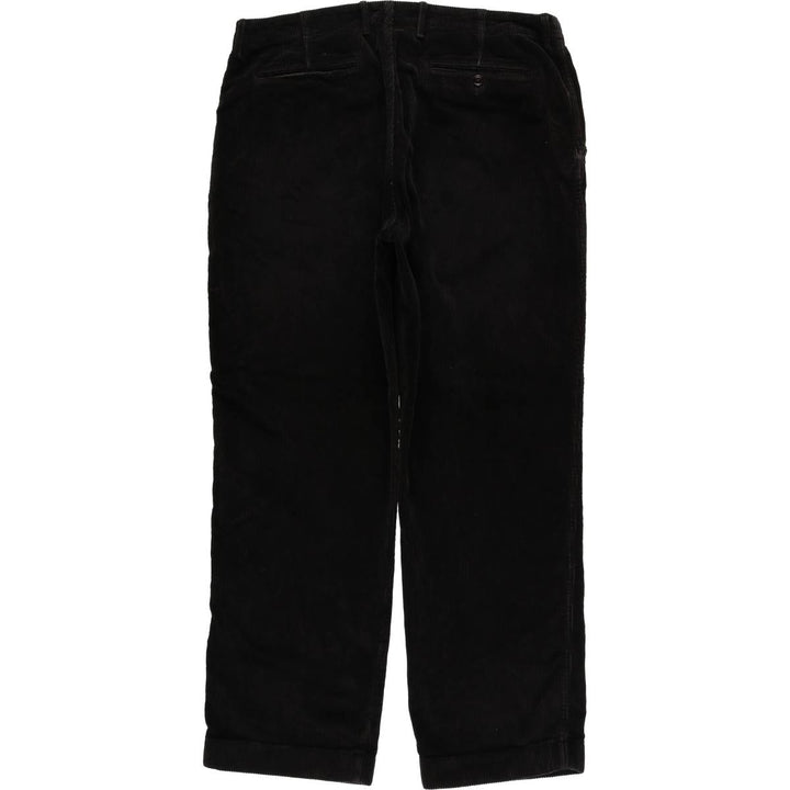 J.Crew Men's Corduroy Pants, Size W37 cotton black type Vintage Second Hand