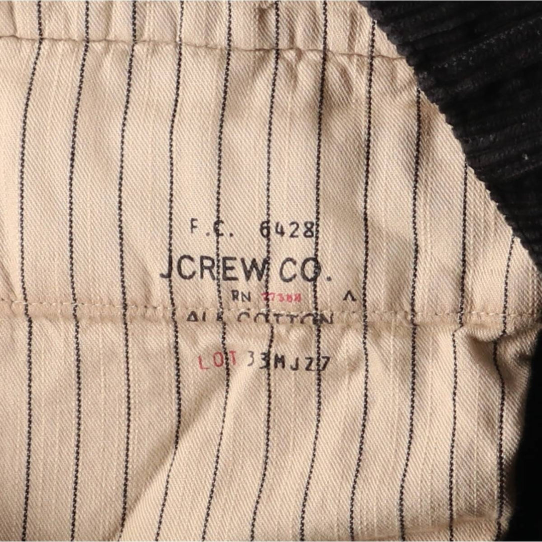 J.Crew Men's Corduroy Pants, Size W37 cotton black type Vintage Second Hand