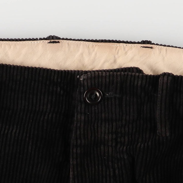 J.Crew Men's Corduroy Pants, Size W37 cotton black type Vintage Second Hand