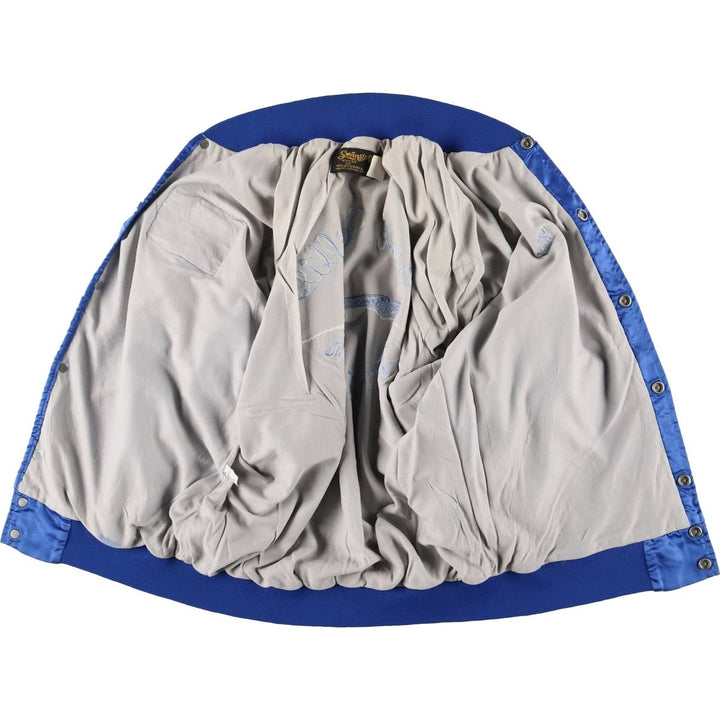 Vintage 1980'S Swingster nylon blouson, made in the USA, size L, men's Nylon blue type Vintage Second Hand