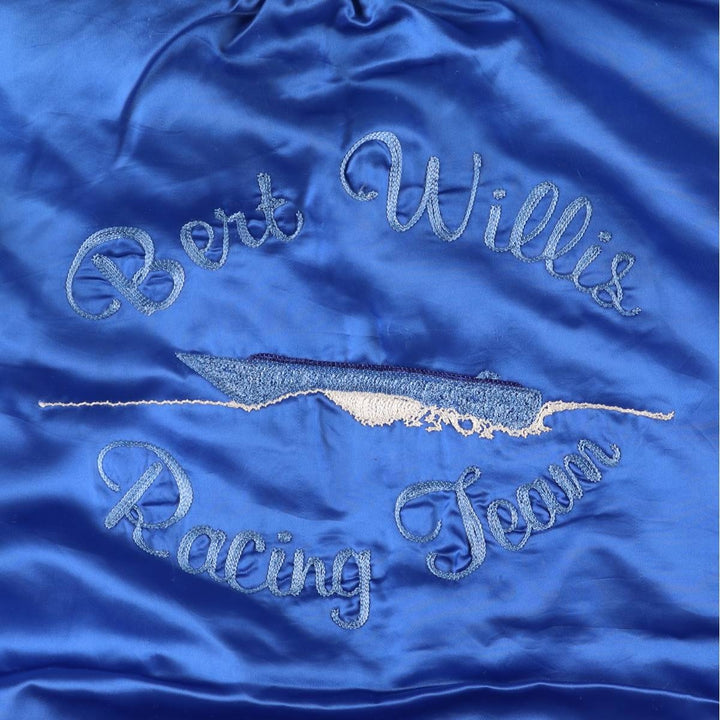 Vintage 1980'S Swingster nylon blouson, made in the USA, size L, men's Nylon blue type Vintage Second Hand