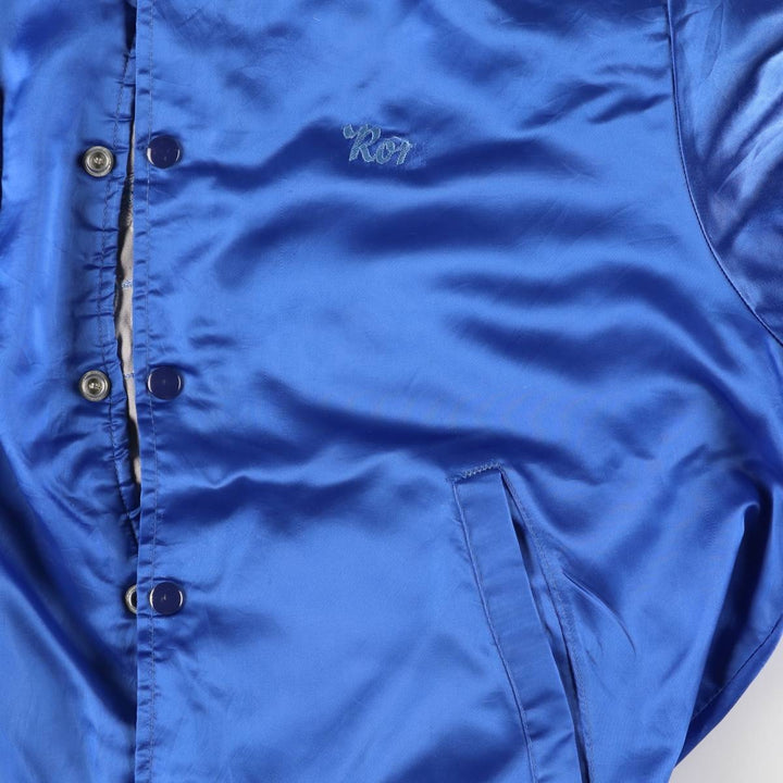Vintage 1980'S Swingster nylon blouson, made in the USA, size L, men's Nylon blue type Vintage Second Hand