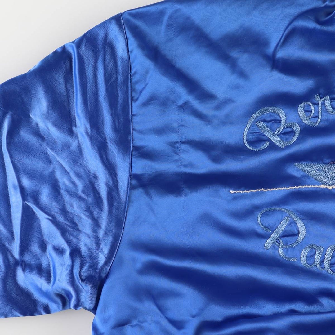 Vintage 1980'S Swingster nylon blouson, made in the USA, size L, men's Nylon blue type Vintage Second Hand