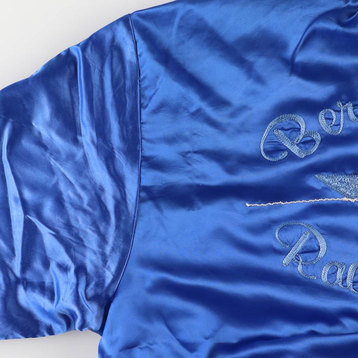 Vintage 1980'S Swingster nylon blouson, made in the USA, size L, men's Nylon blue type Vintage Second Hand