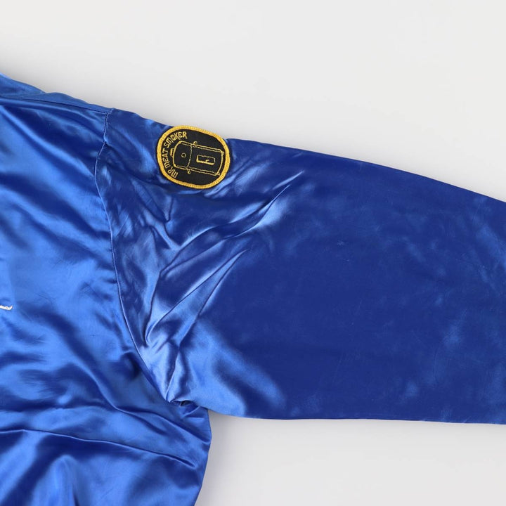 Vintage 1980'S Swingster nylon blouson, made in the USA, size L, men's Nylon blue type Vintage Second Hand