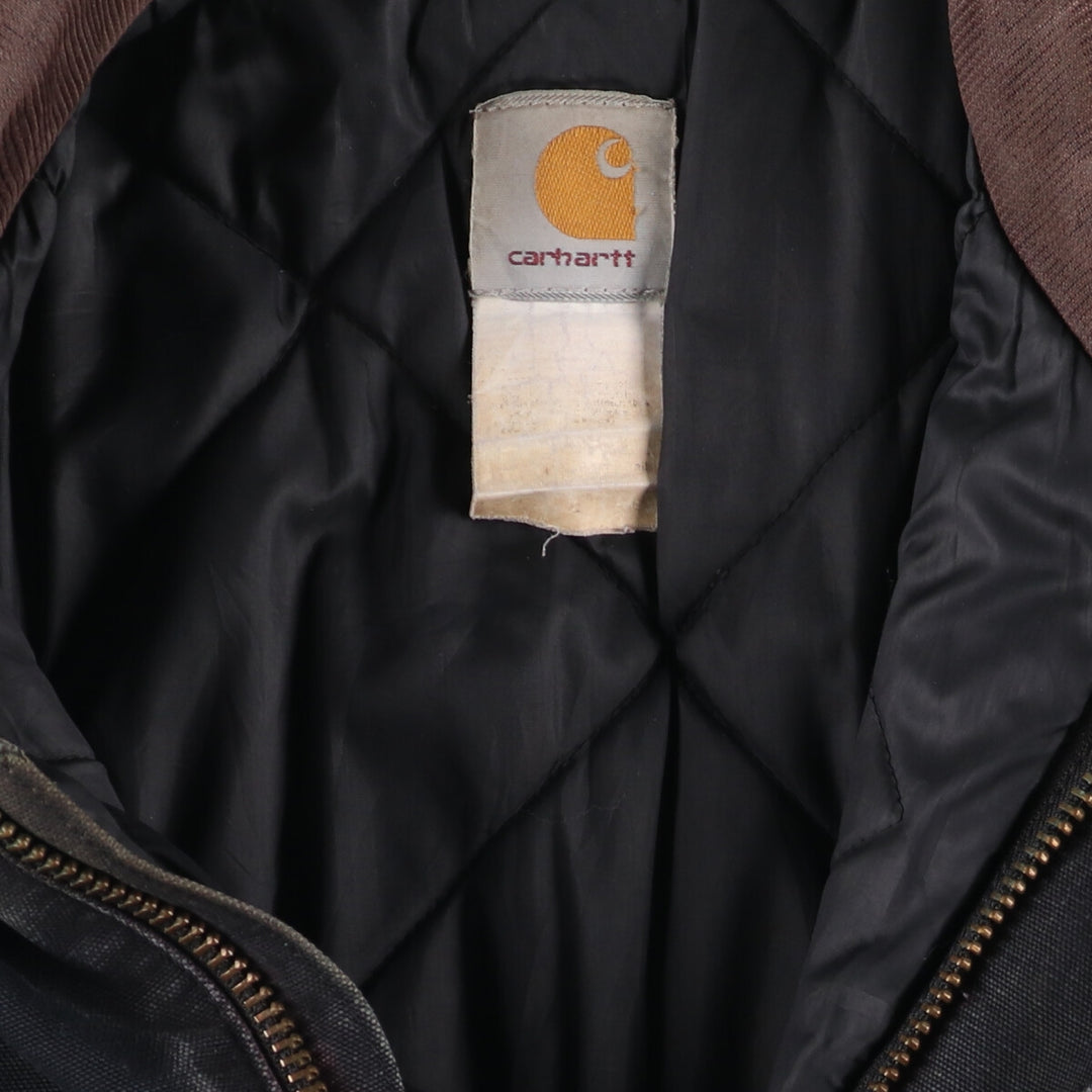 Carhartt Traditional Padded Duck Work Jacket, Men's Size XL unclear black type Vintage Second Hand
