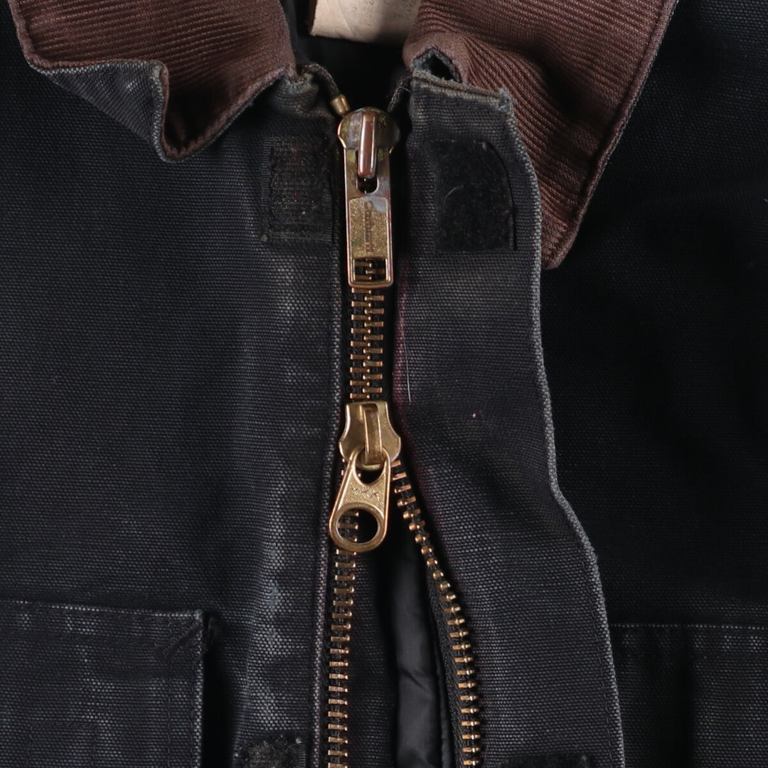 Carhartt Traditional Padded Duck Work Jacket, Men's Size XL unclear black type Vintage Second Hand