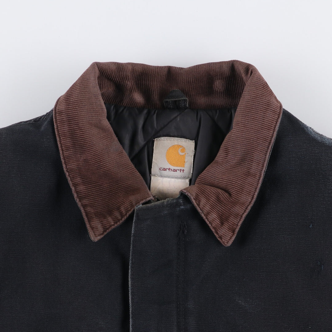 Carhartt Traditional Padded Duck Work Jacket, Men's Size XL unclear black type Vintage Second Hand