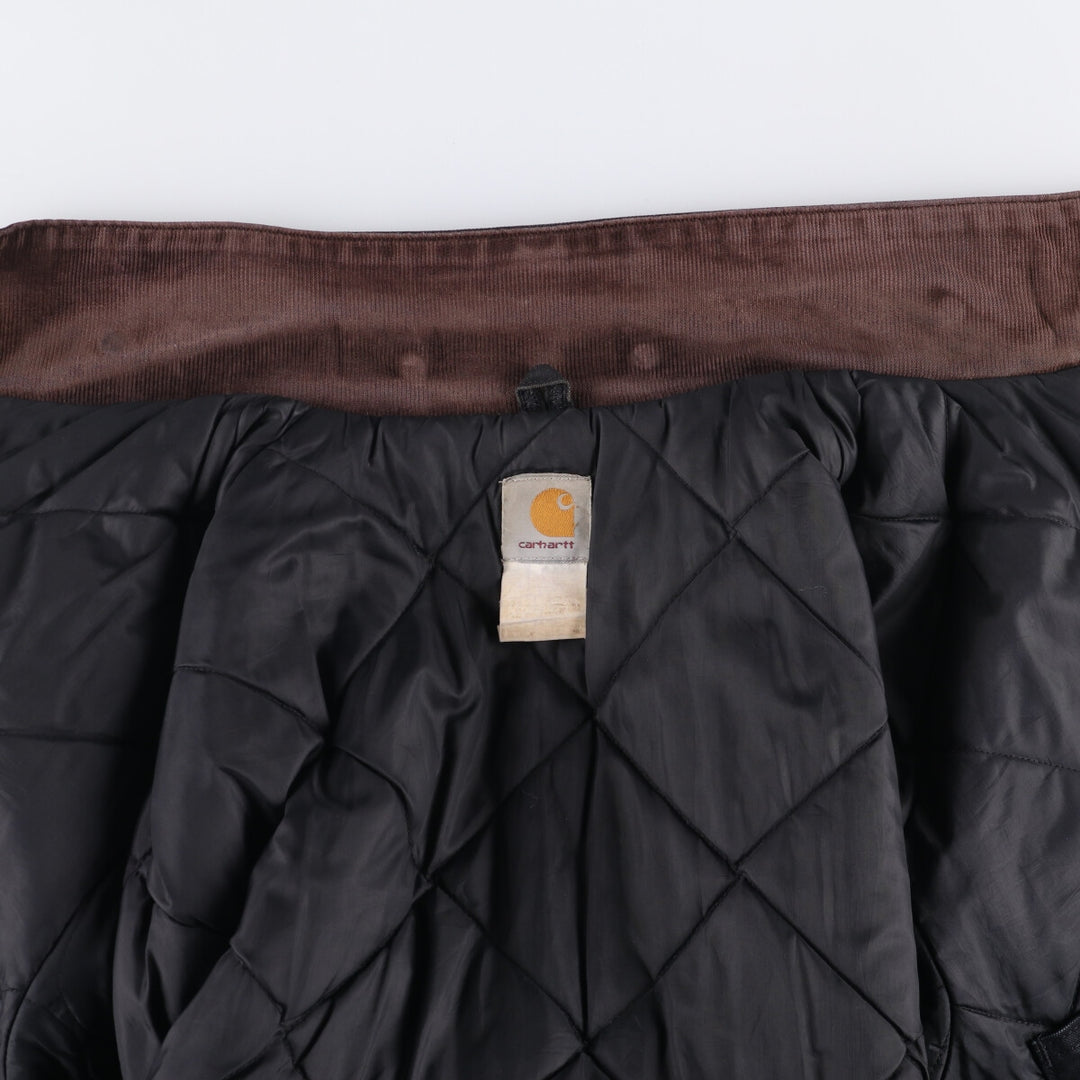 Carhartt Traditional Padded Duck Work Jacket, Men's Size XL unclear black type Vintage Second Hand
