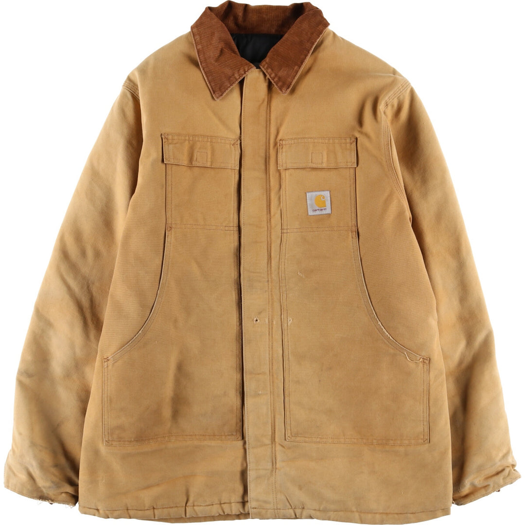 Carhartt Padded Traditional Duck Work Jacket, Men's XXL unclear Beige type Vintage Second Hand