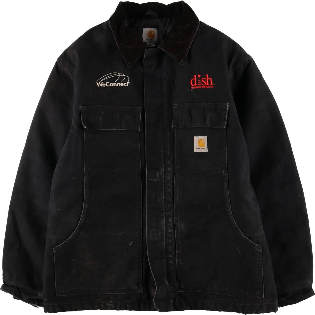 Carhartt Padded Traditional Duck Work Jacket, Men's Size L cotton black type Vintage Second Hand
