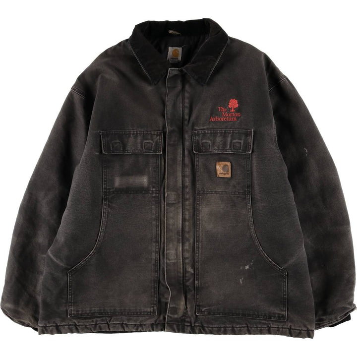 Carhartt Traditional Padded Duck Work Jacket, Men's XXL cotton black type Vintage Second Hand