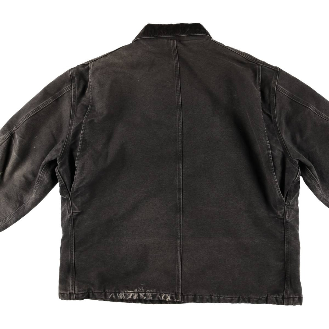 Carhartt Traditional Padded Duck Work Jacket, Men's XXL cotton black type Vintage Second Hand