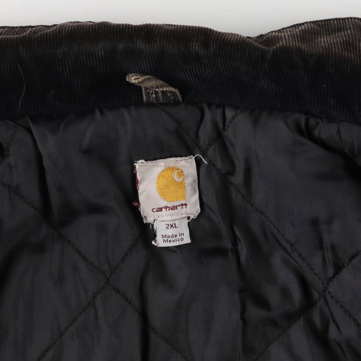 Carhartt Traditional Padded Duck Work Jacket, Men's XXL cotton black type Vintage Second Hand