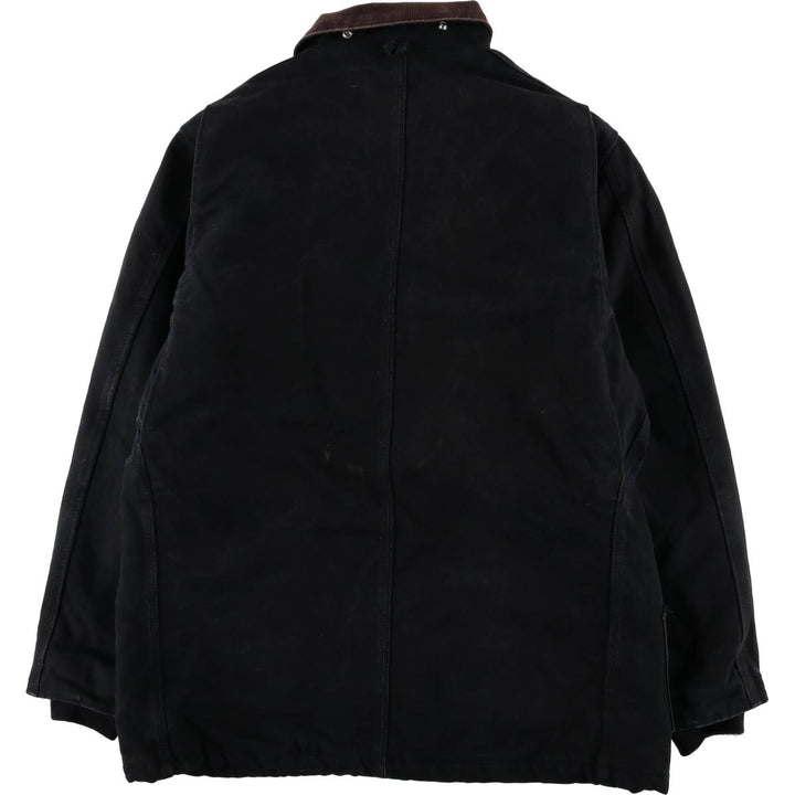 Carhartt Duck Work Jacket, Made in USA, Men's Size L cotton black type Vintage Second Hand
